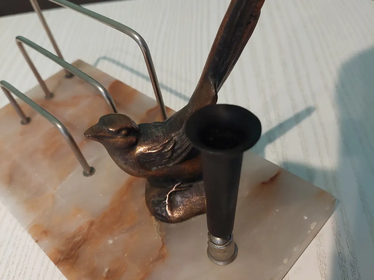Billede 3 - vintage Brevholder i marmor