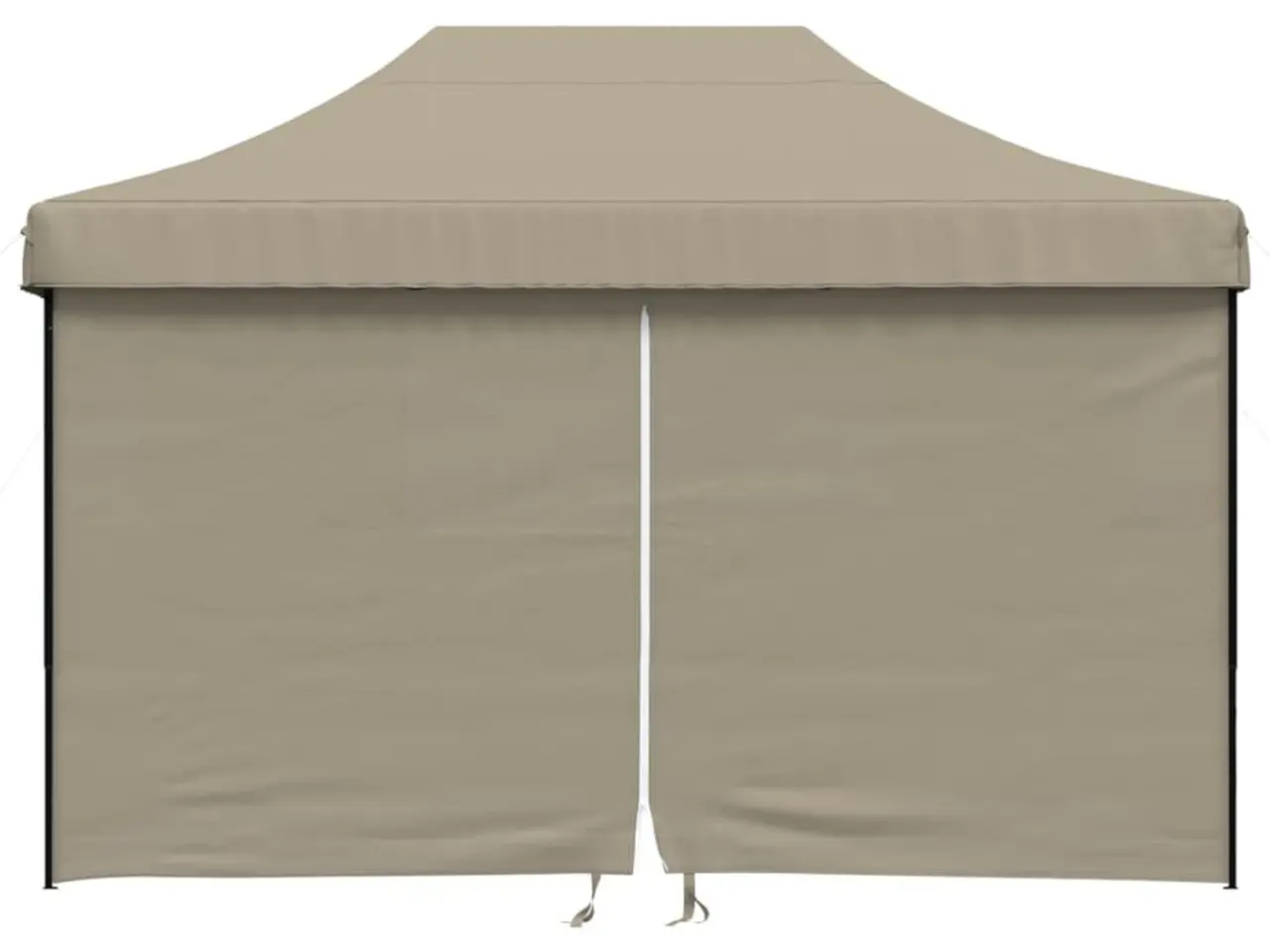 Billede 3 - Foldbart pop up-festtelt med 4 sidevægge gråbrun