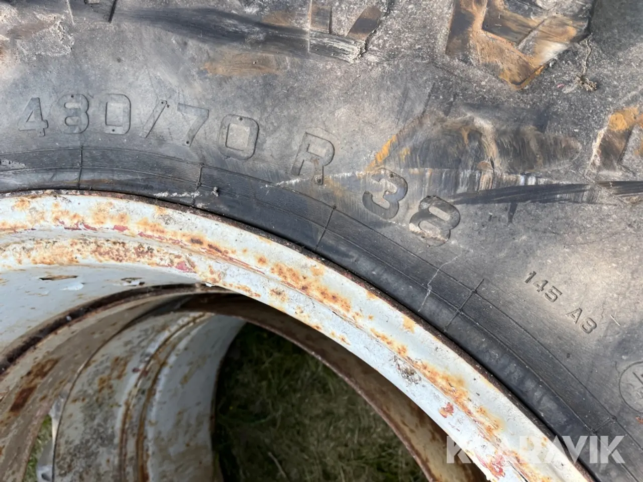 Billede 6 - Traktordæk tvillingehjul med lås Pirelli Radial TM700 2 styk