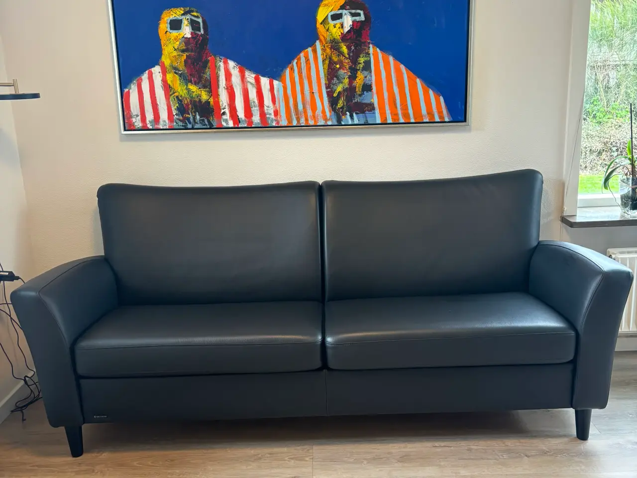 Billede 1 - Brunstad 3 Per. Lædersofa