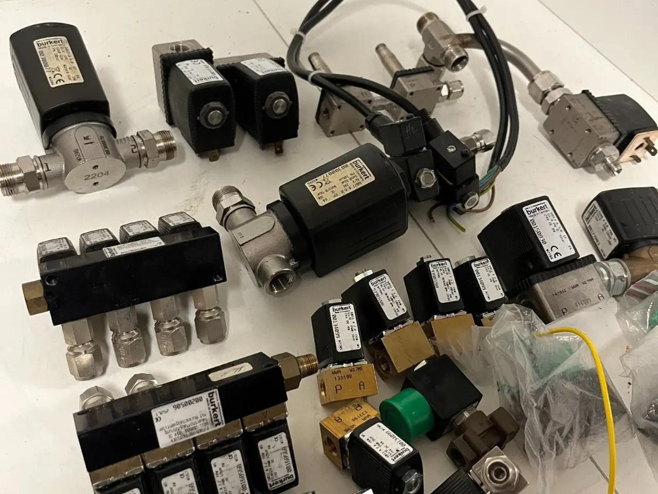 Billede 17 - Bürkert magnetventil parti 6013 6014 6016 Fittings