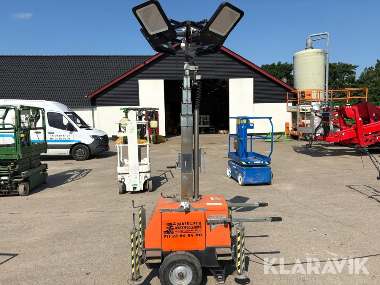 Billede 2 - Lysmast Generac Tower light - 7 meter