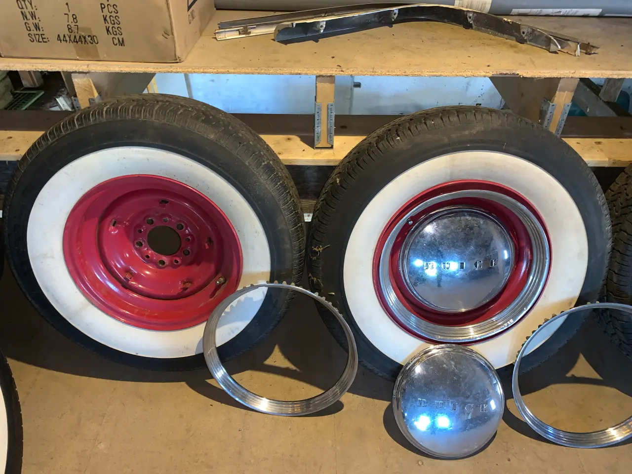 Billede 3 - 1957 Buick nye fælge og dæk 