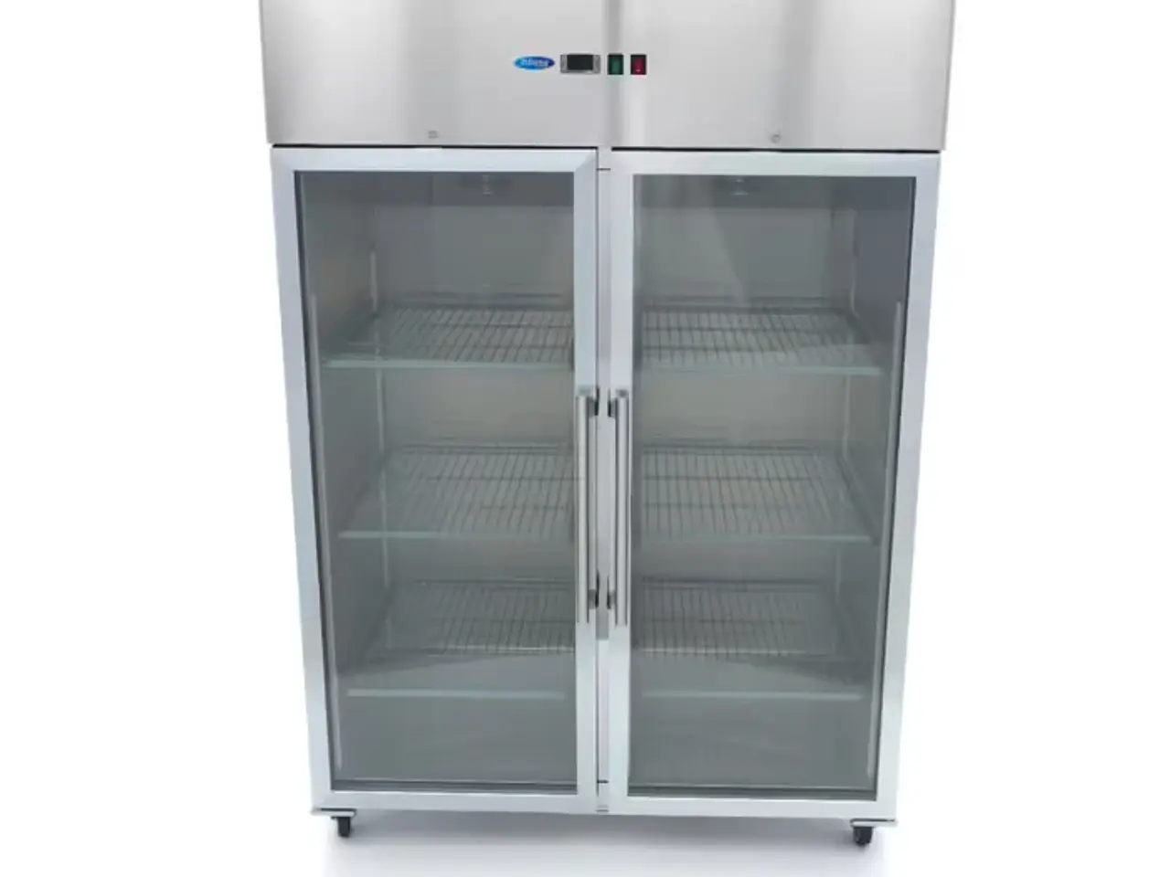 Billede 2 - Display Fryser med glasdør – 1200 L rustfrit stål