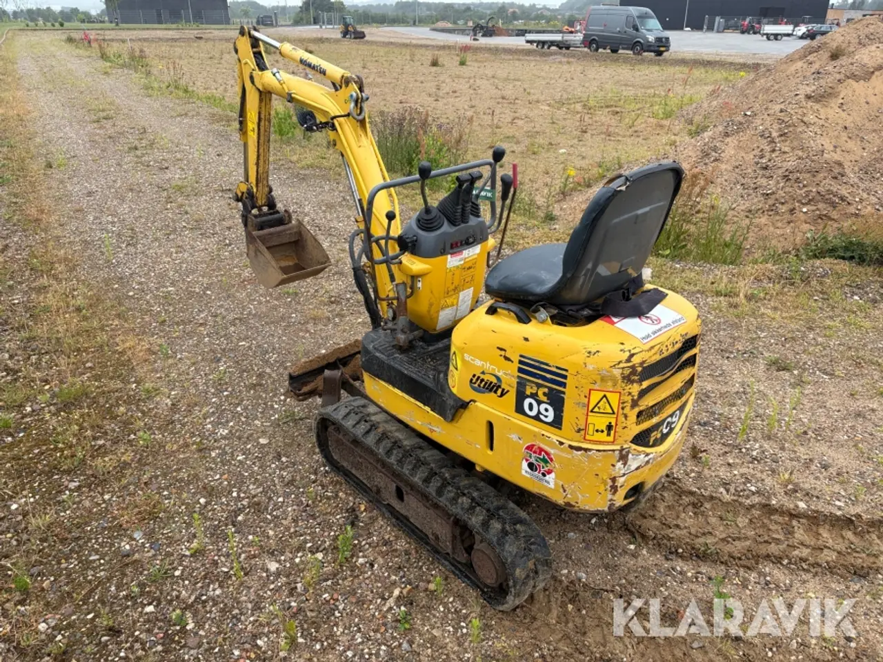 Billede 3 - Minigraver Komatsu PC09-1