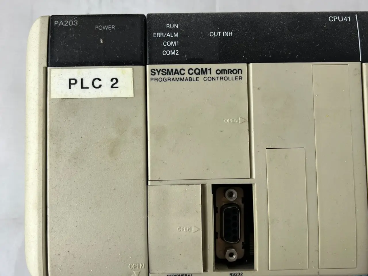 Billede 3 - Omron CQM1 CPU41 PLC System PA203 ID212 OD212 Rack