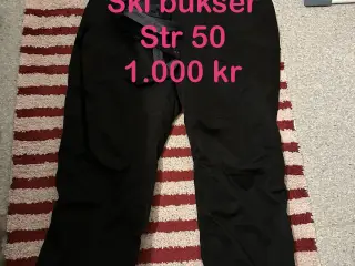 Skibukser sort str 50 nye