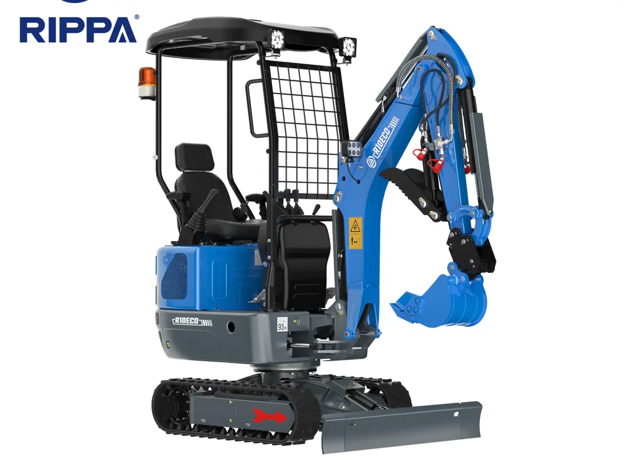 Billede 4 - Minigraver R10-6 ECO - Kubota motor