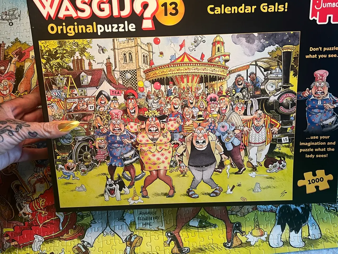 Billede 1 - Wasgij 13 puslespil med 1000 brikker