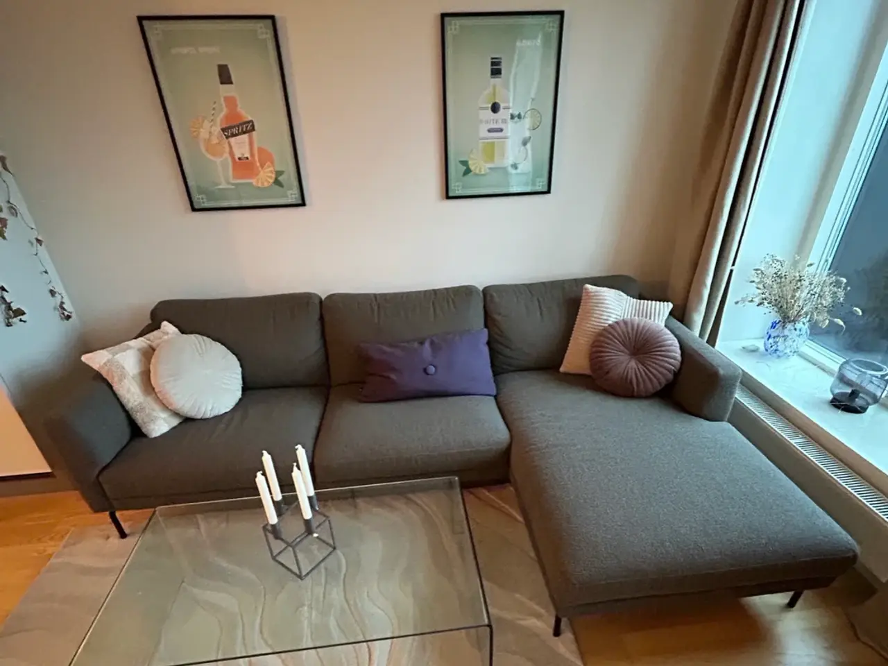 Billede 1 - Springfield sofa med chaiselong- Gratis Levering