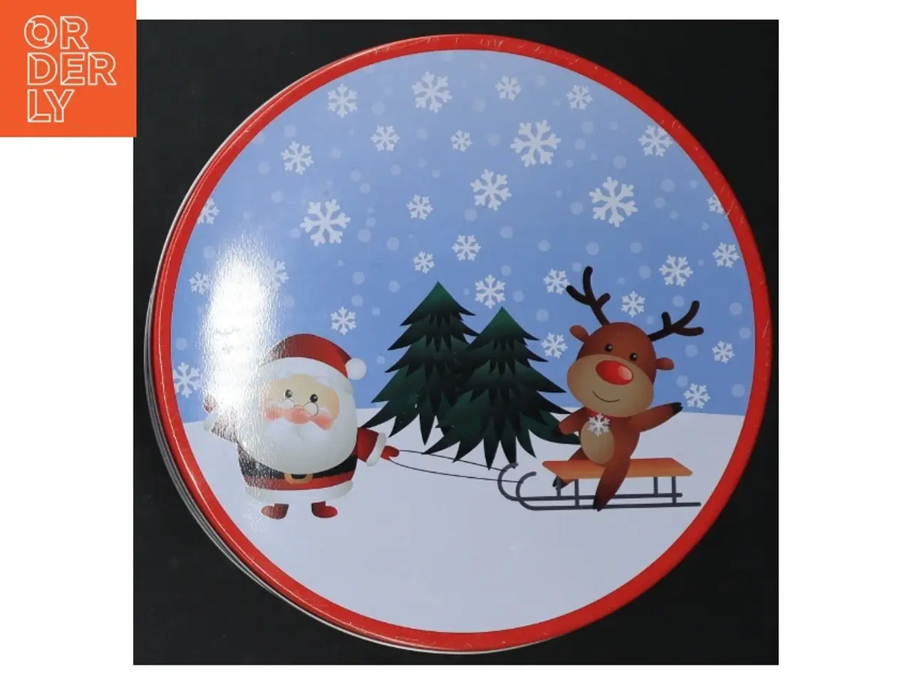Billede 5 - Julekagedåse fra Coop (str. Ø. 18 cm)