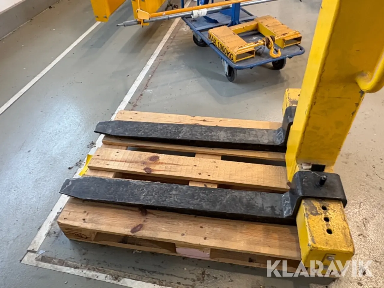 Billede 3 - Pallegafler til kran Crane fork - 3000kg