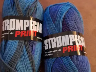 Strømpegarn print