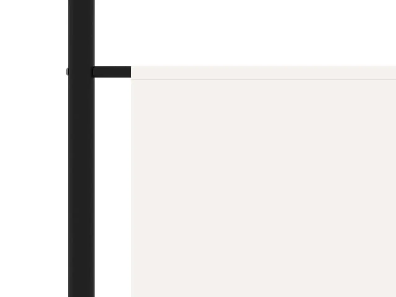 Billede 4 - 3-panels rumdeler 260 x 180 cm - hvid