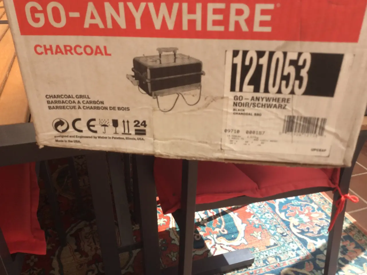Billede 2 - Weber grill transportabel ( til kul- briketter)
