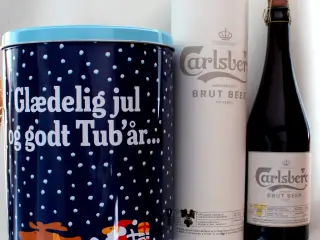 Carlsberg brut Beer. 175 års jubilæum. Tuborg Jule