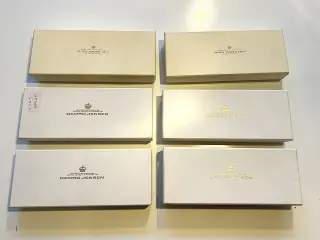 Georg Jensen bestik kasser. (6)