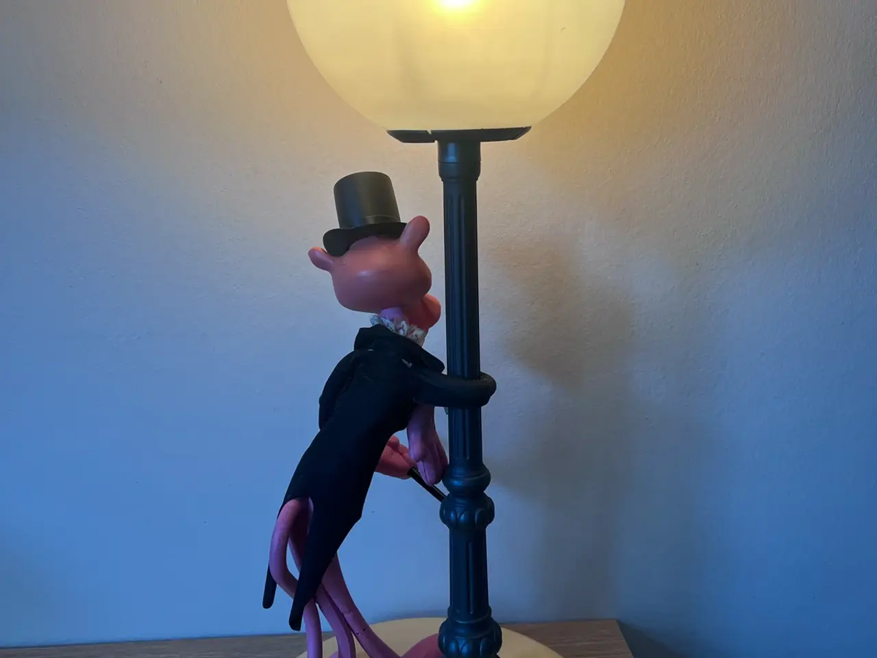 Billede 3 - Sjælden italiensk “Den lyserøde panter” lampe