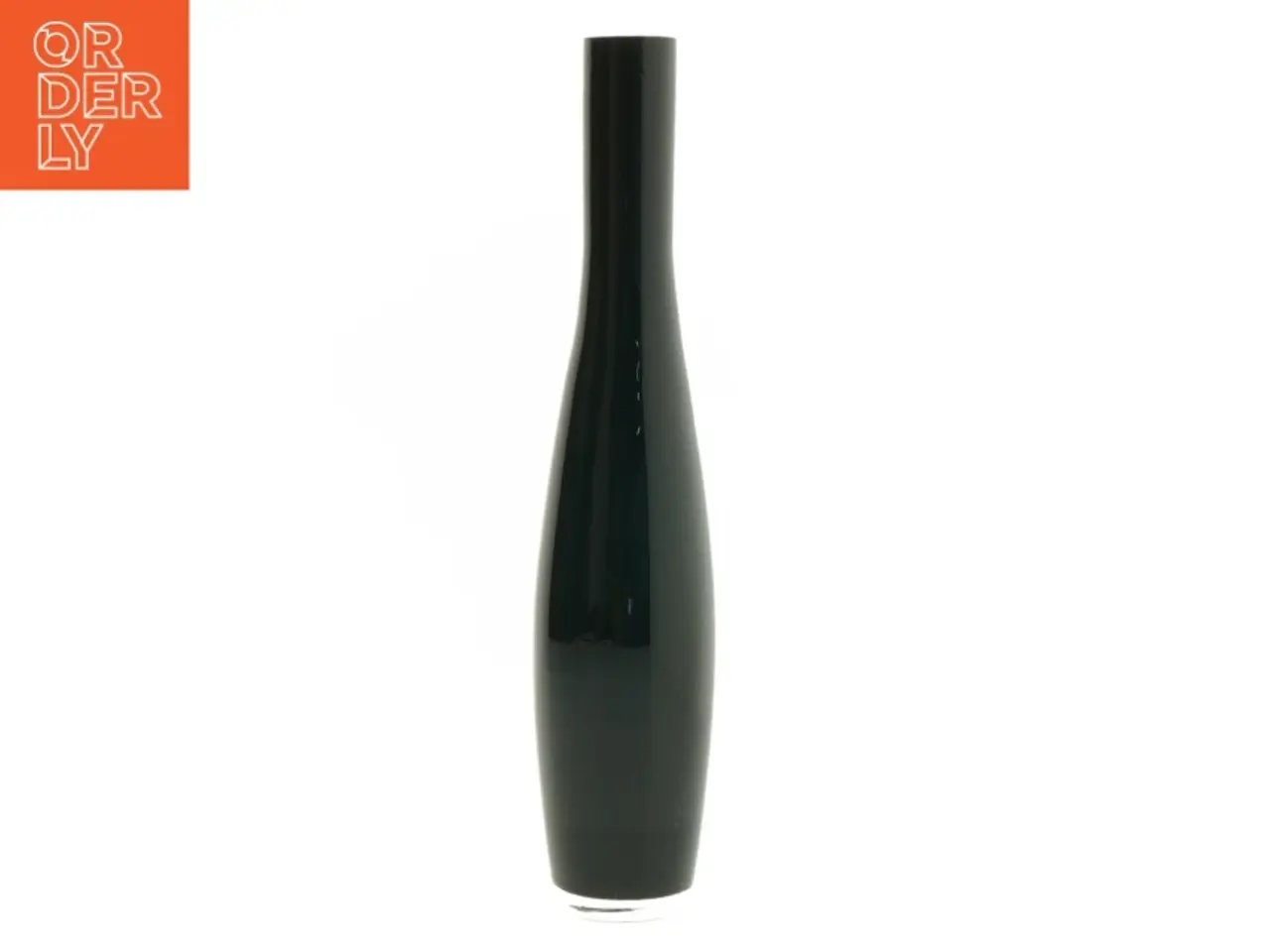 Billede 1 - Sort vase (str. 26 cm)
