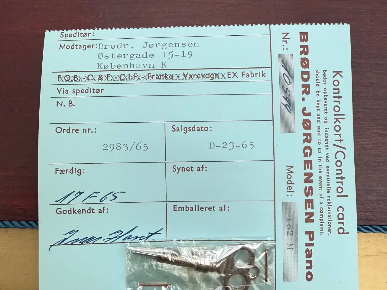 Billede 3 - Brødr Jørgensen klaver