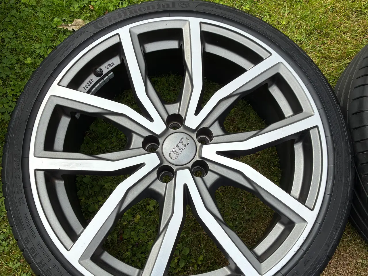 Billede 2 - Audi fælge med Continental dæk