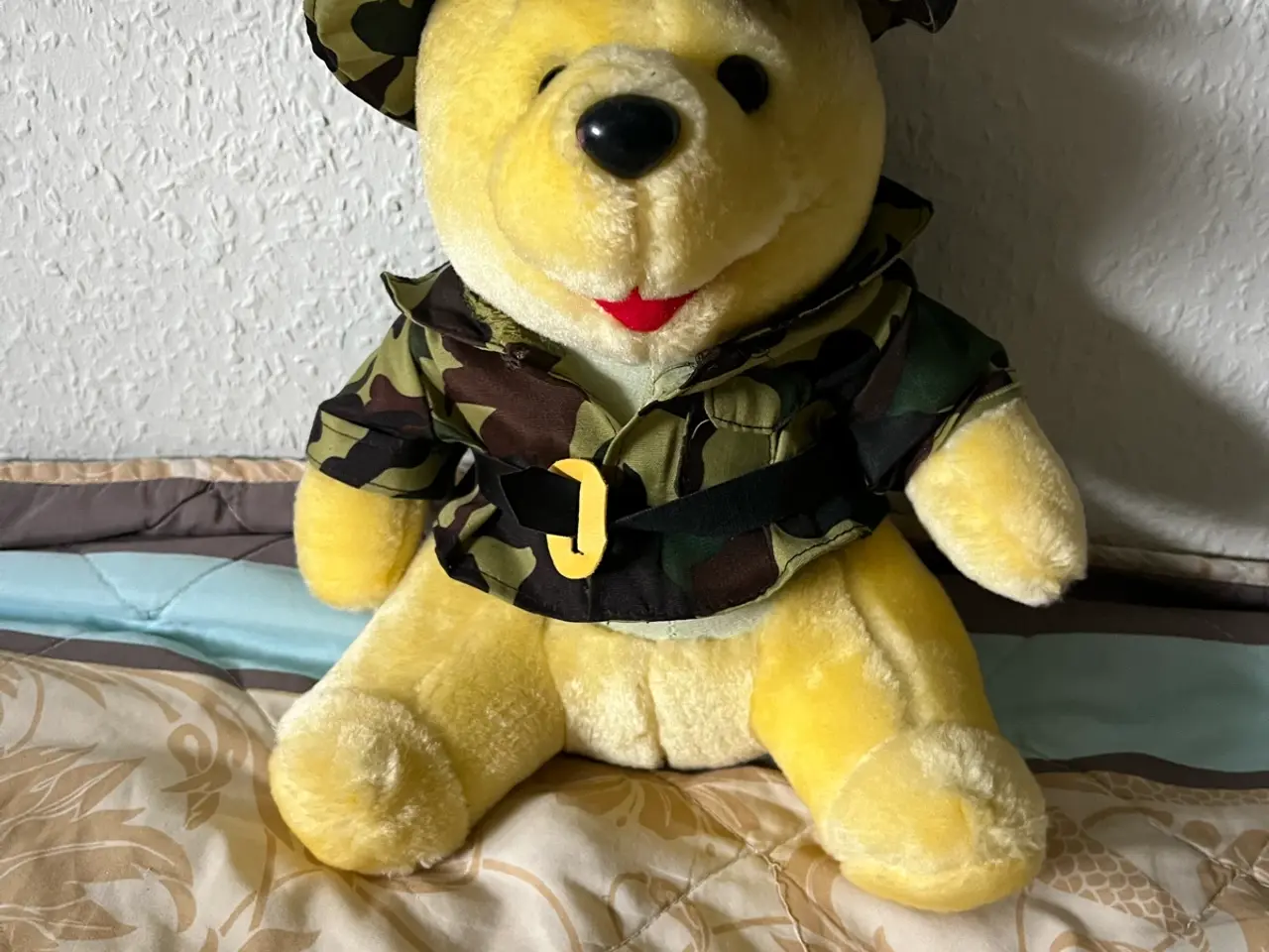 Billede 1 - Vintage Bamse med camouflage uniform. 