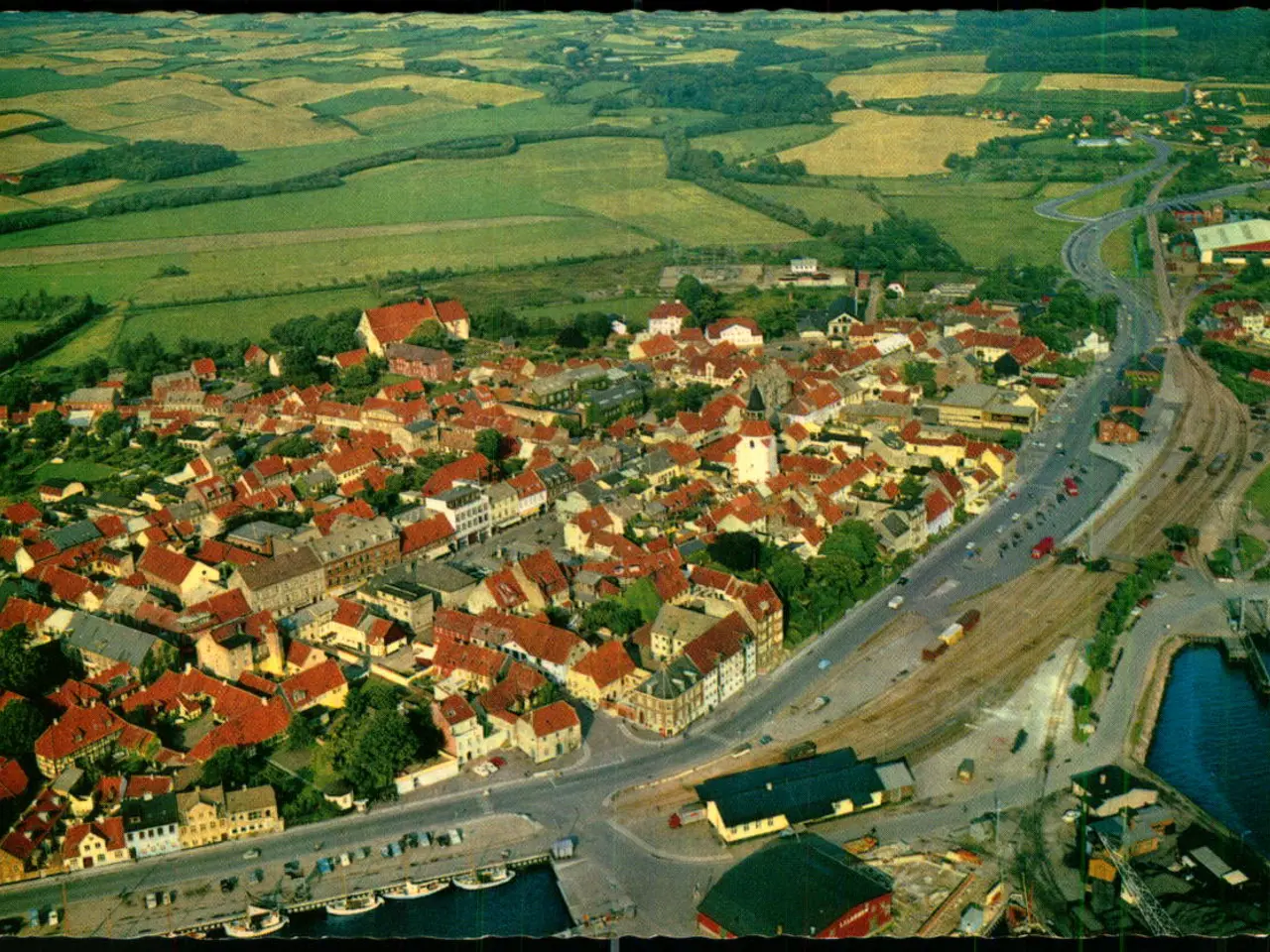 Billede 1 - Luftfoto Faaborg - Stender 149 503 008 - Ubrugt