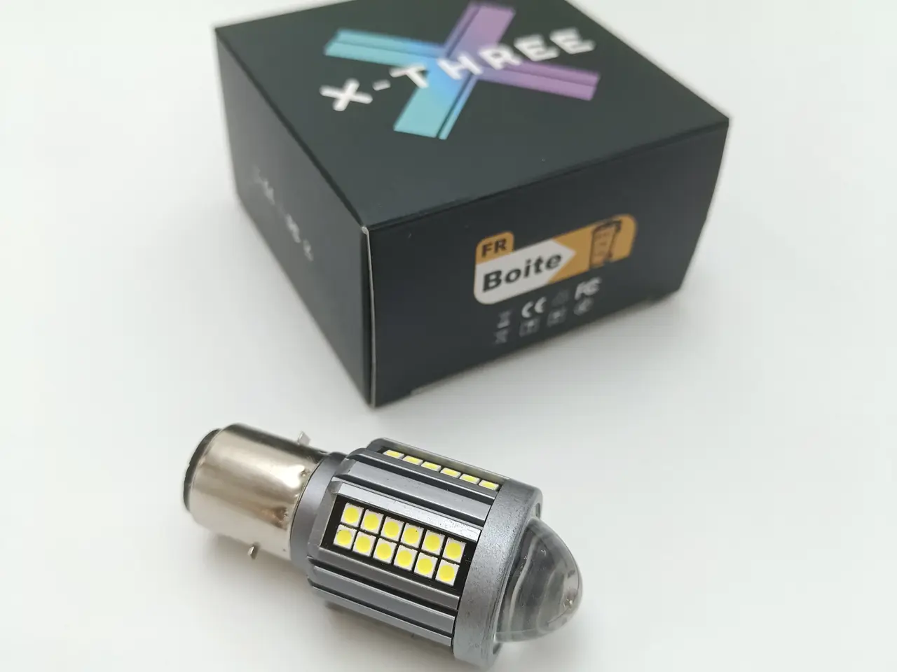 Billede 2 - NY! Super Stærk BA20D / 62 LED'er + Linse