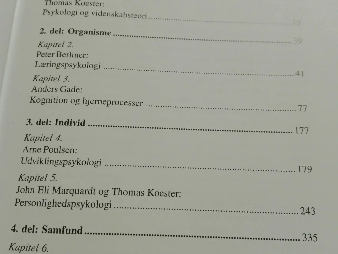 Billede 3 - Introduktion til psykologi