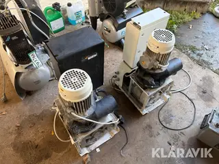 2 styks suge-/vakuumanlæg Cattani Turbo-Smart + INV.