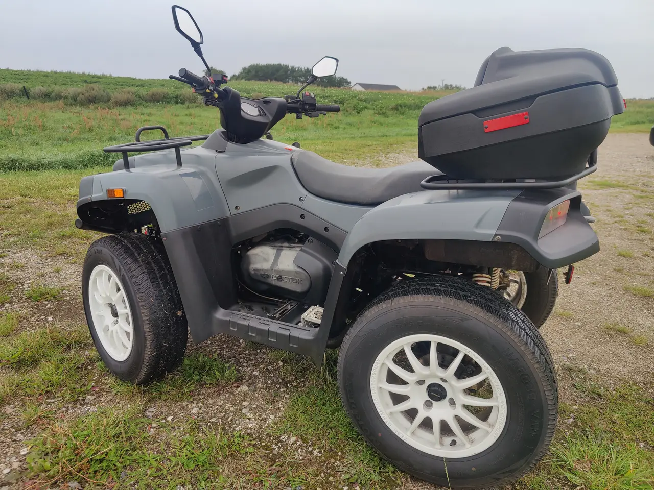 Billede 6 - Flot Cectek Gladiator 500 4x4 ATV på bilplader