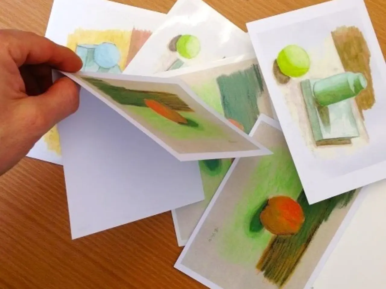 Billede 3 - 7 kort med matchende kuverter - kunstnerkort