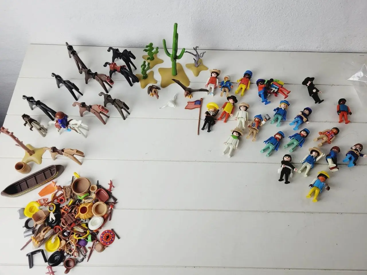 Billede 1 - ⭐️- Playmobil-sæt med Cowboyer og Indianere