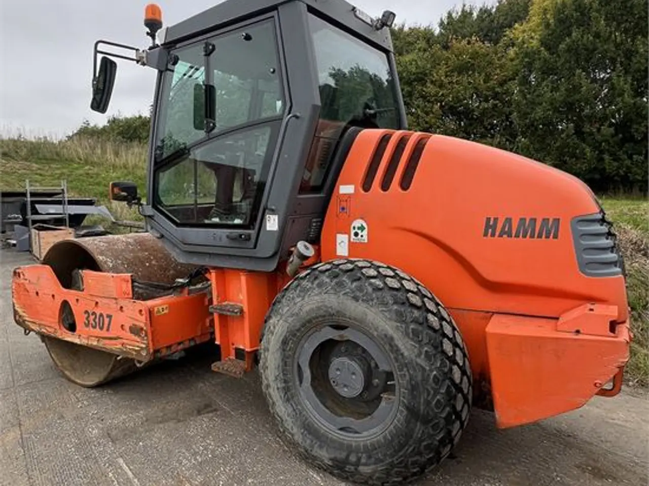Billede 5 - Hamm 3307 - 7,8 ton - Med ny motor / New Engine 0 hours