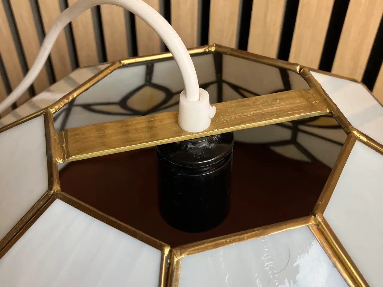 Billede 4 - Vintage Tiffany- stil lampe
