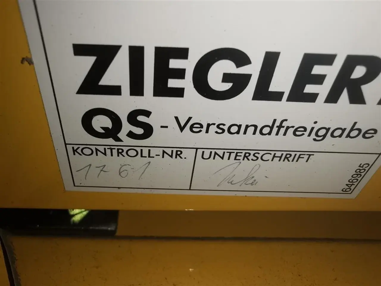 Billede 3 - Ziegler Hydraulisk trukket sidekniv