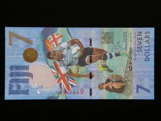 Fiji 7 Dollars 2016 Comm.Issue. Unc.