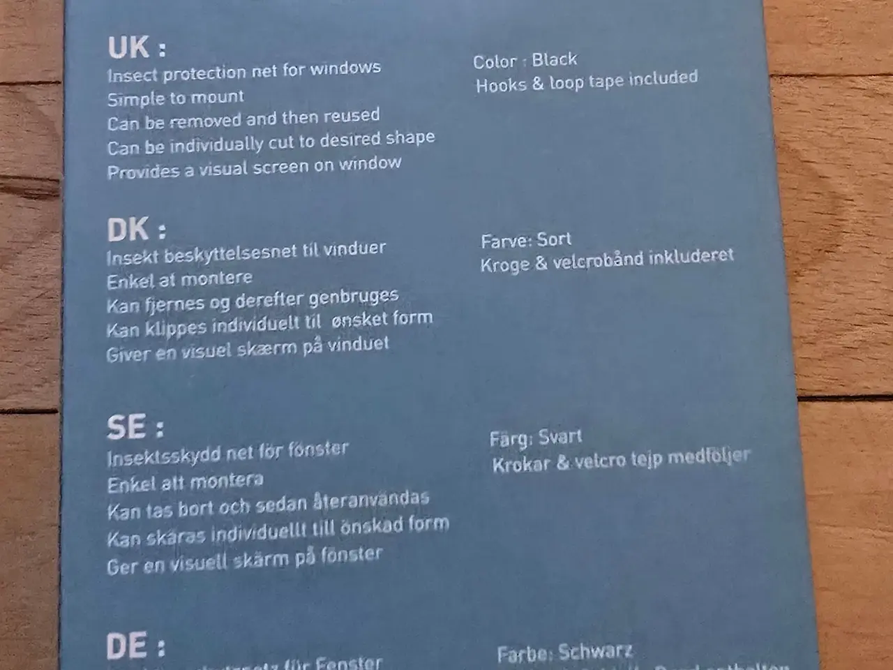 Billede 7 - Alsidigt insektnet fra Bilablau til vinduer