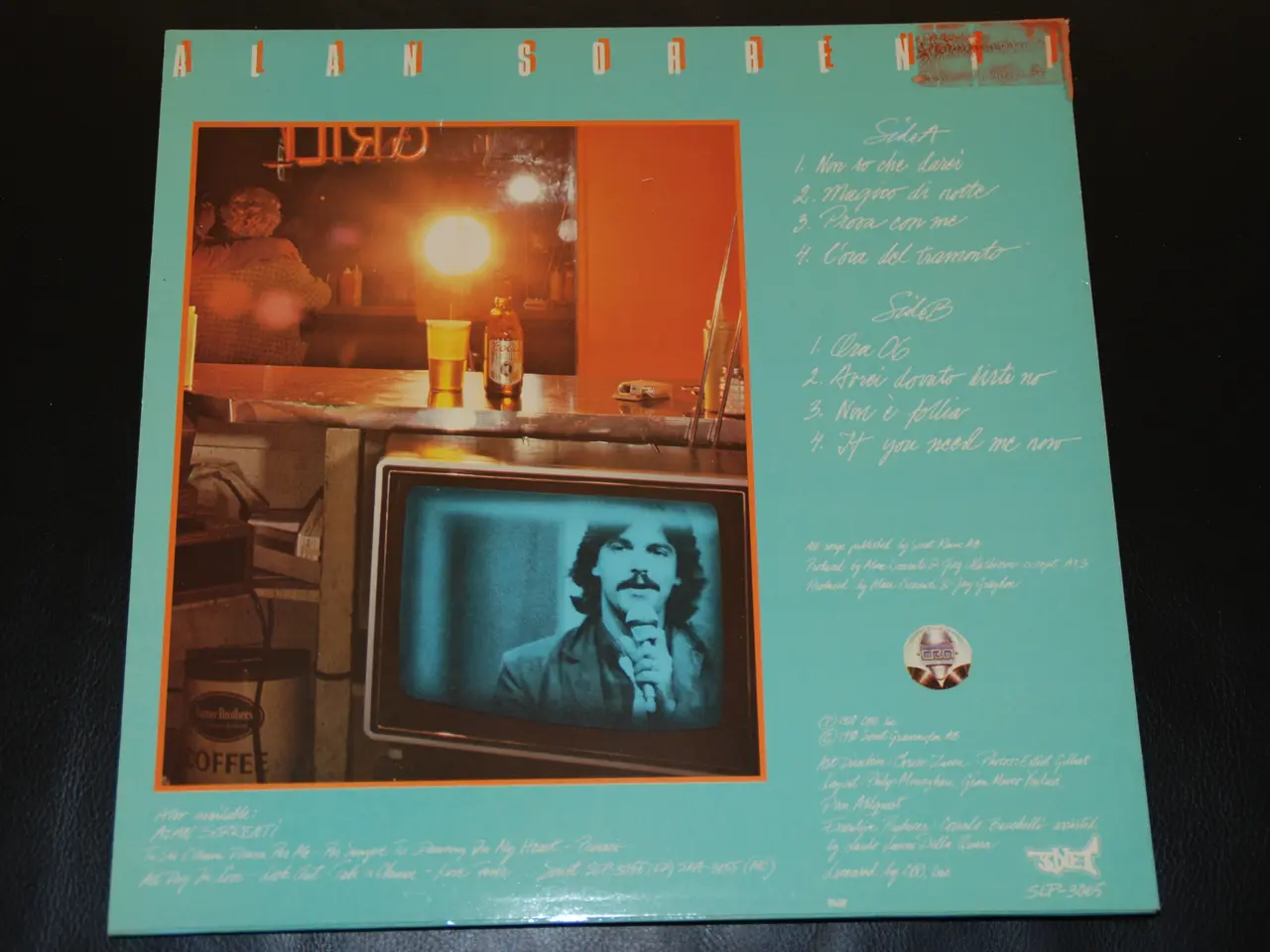 Billede 2 - LP - Alan Sorrenti