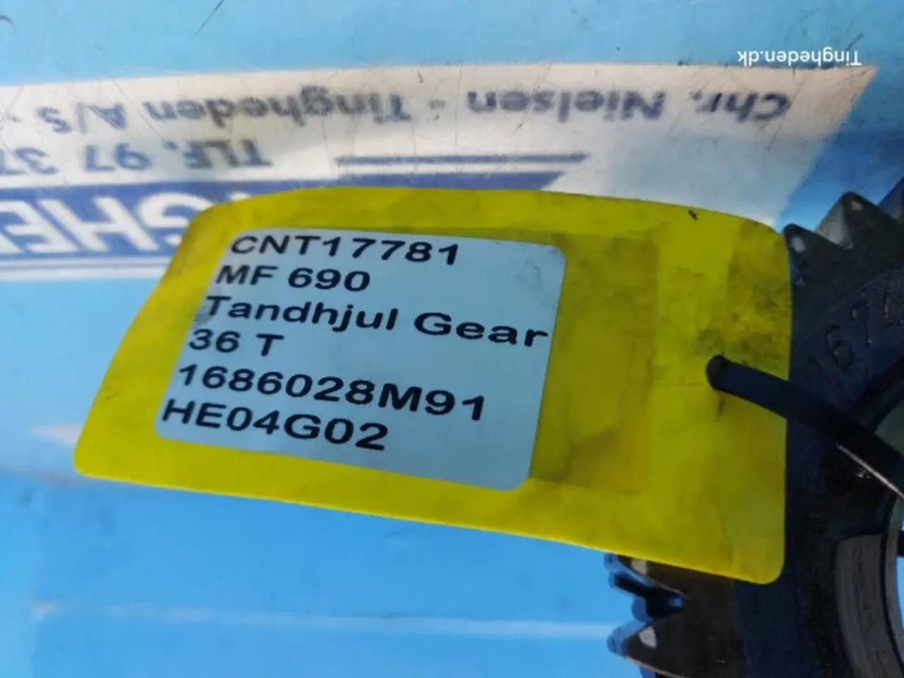 Billede 10 - Massey Ferguson 690 Tandhjul Gear 1686028M91