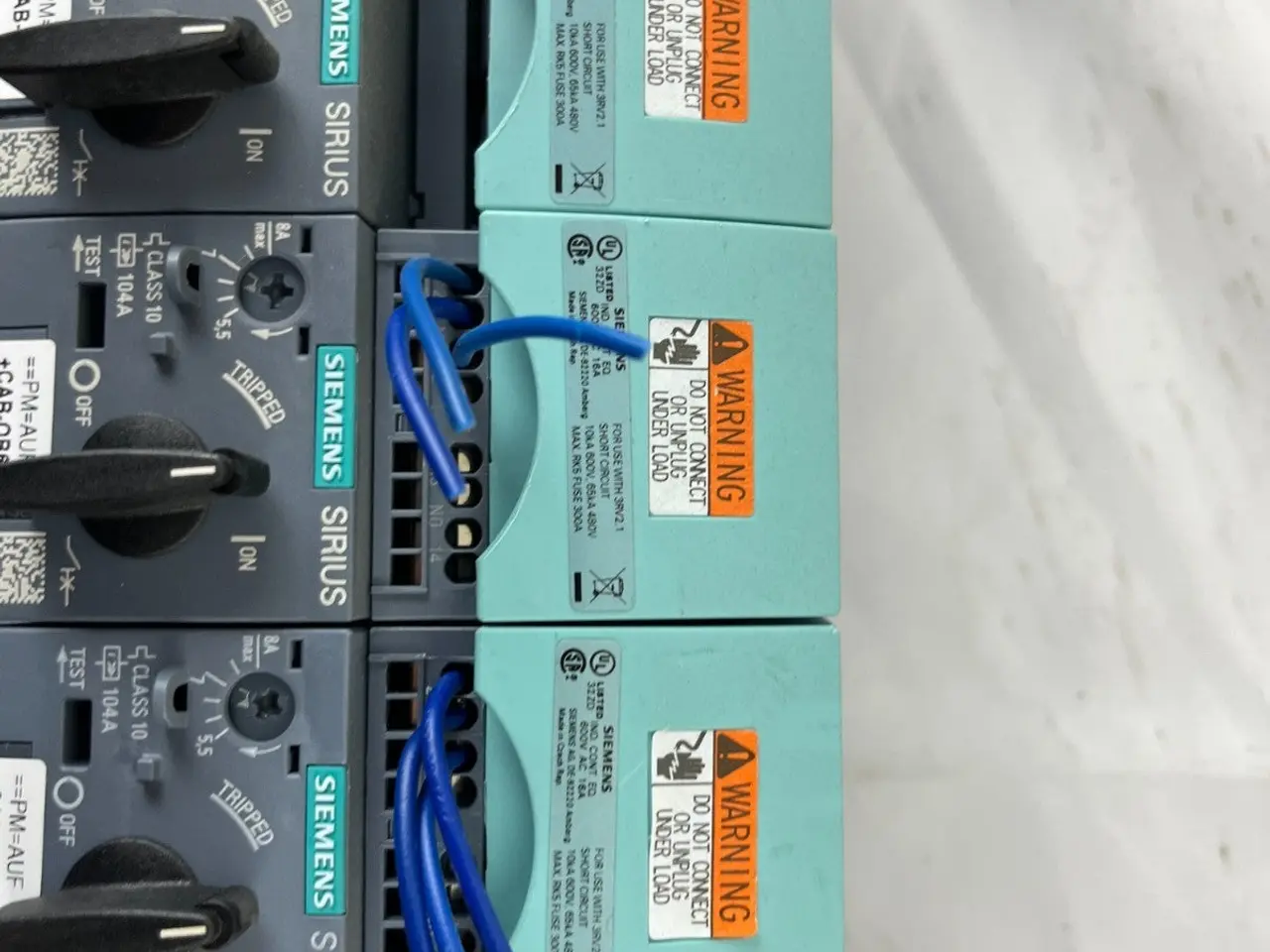 Billede 10 - parti 7x Siemens SIRIUS 3RV2011 / 3RV2021 Motor