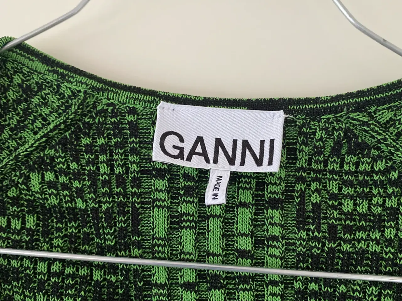 Billede 1 - GANNI Lang Grøn Kjole