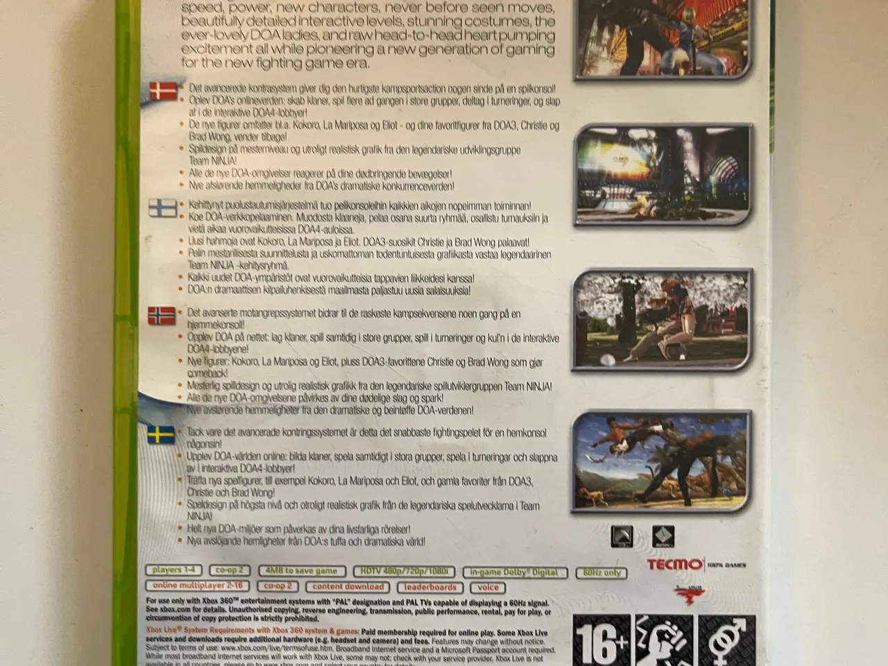 Billede 3 - Dead or Alive 4 Xbox 360 spil