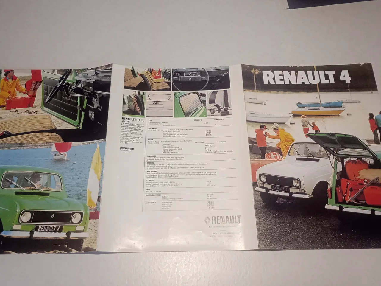 Billede 5 - Renault 4 salgsmateriale og bøger