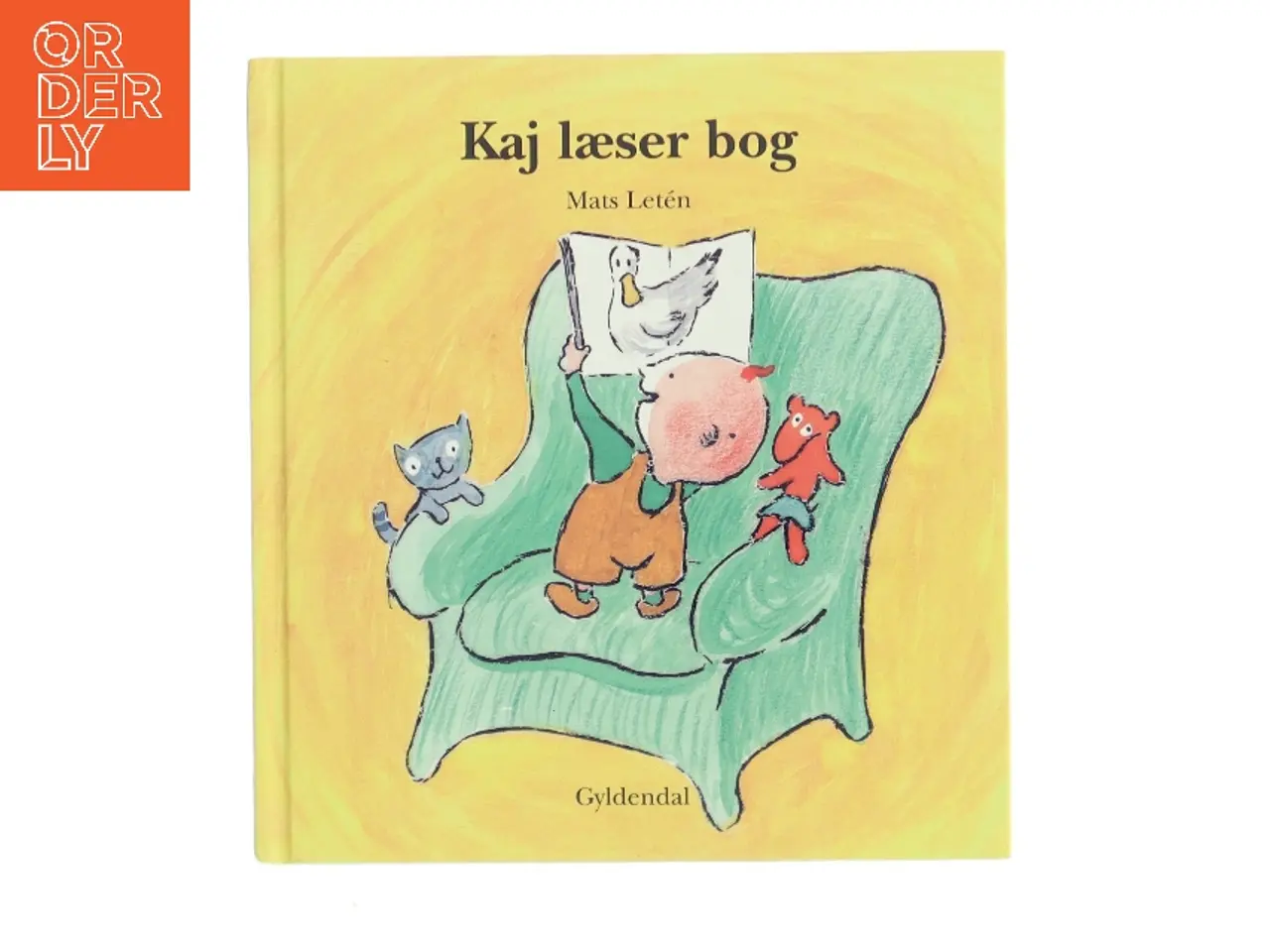 Billede 1 - Kaj læser bog : dialogisk læsning (Sprogkuffert) af Mats Letén (Bog)