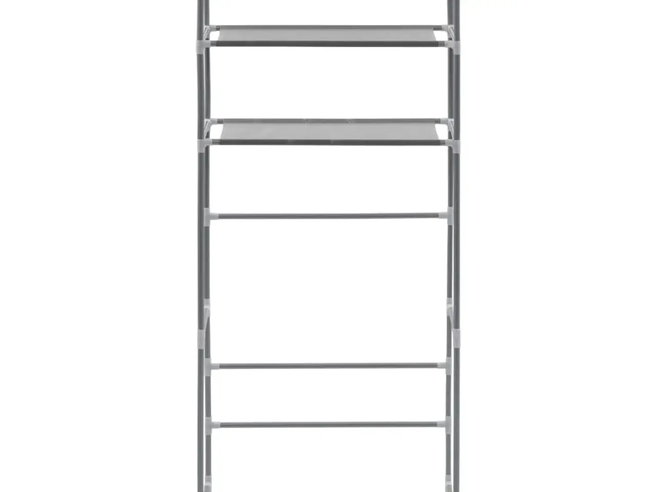 Billede 3 - Opbevaringsstativ med 3 hylder 69x28x169 cm sølvfarvet