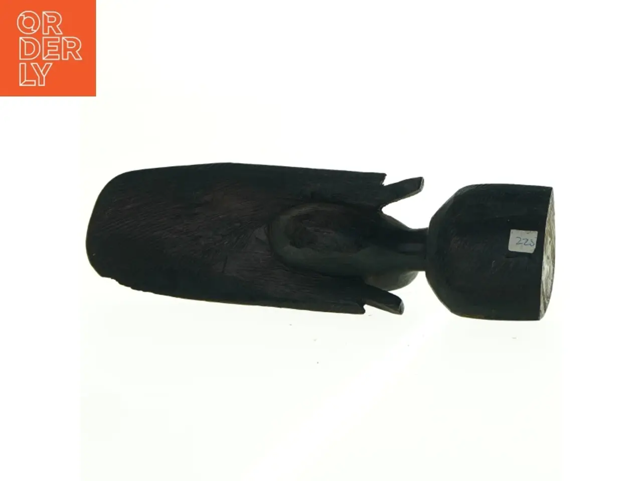 Billede 3 - Træskulptur af figur (str. 25 x 8 cm)