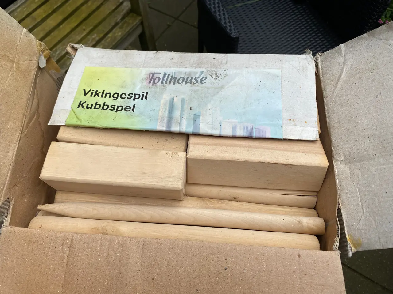 Billede 1 - Vikingespil i træ