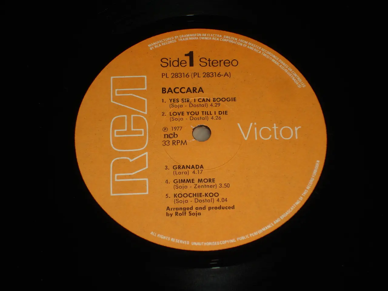 Billede 4 - Baccara – Baccara ( Sorry, I'm A Lady )