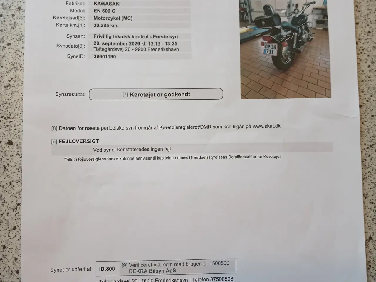 Billede 6 - Kawasaki EN 500C